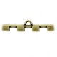 Cymbal ™ DQ metal ending Soros Iv for Tila beads - Antique bronze